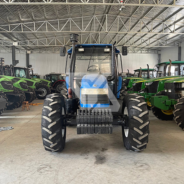  Utilisé New Holland SNH1004 Wheel Farm Tractor 4wd avec cabine 100hp