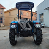 La ferme a utilisé le tracteur de roue de New Holland SNH754. 